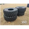 Image 2 : (UNUSED) (4) GRIZZLY E-3/L-3 23.5-25 LOADER TIRES