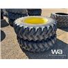 Image 3 : (2) FIRESTONE 20.8-42 TRACTOR TIRES & RIMS
