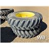 Image 4 : (2) FIRESTONE 20.8-42 TRACTOR TIRES & RIMS