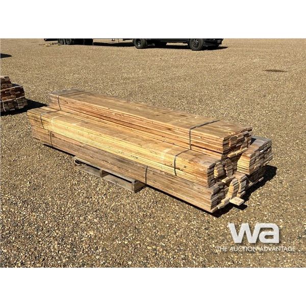 (250) 10 FT. 1X4" LUMBER