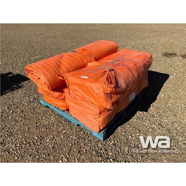 (6) INSULATED 12X20FT. TARPS