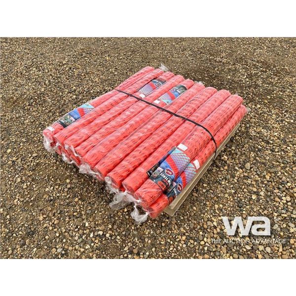 (UNUSED) (19) 4 FT X 50 FT SNOW FENCE