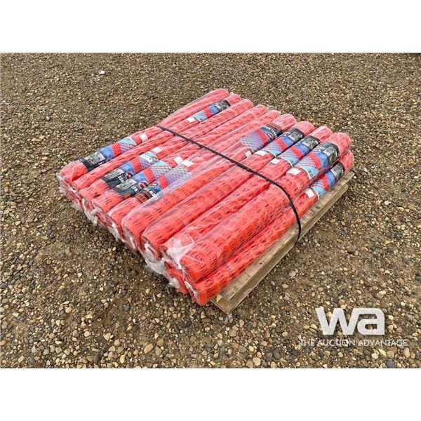 (UNUSED) (19) 4 FT X 50 FT SNOW FENCE