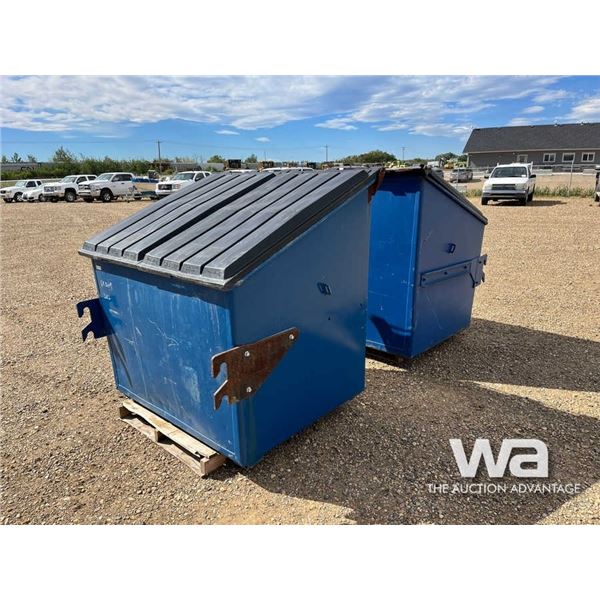 (2) DUMPSTERS WITH LIDS