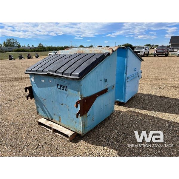 (2) DUMPSTERS WITH LIDS
