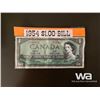 Image 2 : 1954 CANADIAN $1.00 BILL