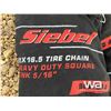 Image 2 : (UNUSED) (2) SIEBEL 12 X 16.5 TIRE CHAIN