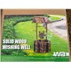 Image 2 : (UNUSED) SOLID WOOD WISHING WELL