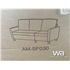 Image 3 : (UNUSED) GREY COUCH & FOOT REST