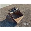 Image 2 : AMI 42" MINI EXCAVATOR CLEANOUT BUCKET
