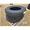 Image 4 : (UNUSED) (3) GRIZZLY 11R24.5 TRUCK STEERING TIRES