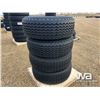 Image 3 : (4) GRIZZLY 385/65R22.5 TRUCK STEERING TIRES