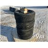Image 2 : (4) HANKOOK P275/55R20 WINTER TIRES & RIMS