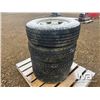 Image 1 : (4) LT245/75R16 TIRES & RIMS