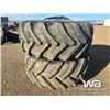 Image 1 : (2) 80070R38 TIRES ON RIMS