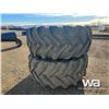 Image 3 : (2) 80070R38 TIRES ON RIMS