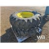 Image 2 : (2) GOODYEAR 14.9-24 TIRES & RIMS