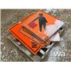 Image 1 : FLAGGER AHEAD & CONSTRUCTION AHEAD SIGN