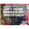 Image 2 : (UNUSED) 4 GAUGE 20 FT. BOOSTER CABLES