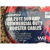 Image 2 : (UNUSED) 4 GAUGE 20 FT. BOOSTER CABLES