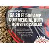 Image 2 : (UNUSED) 4 GAUGE 20 FT. BOOSTER CABLES
