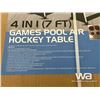 Image 2 : (UNUSED) 4 IN 1 7 FT. GAMES TABLE