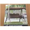 Image 2 : (UNUSED) DELUXE 3 SEAT OUTDOOR CANOPY SWING