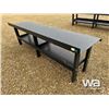 Image 3 : (UNUSED) 118" STEEL WORK BENCH
