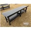 Image 4 : (UNUSED) 118" STEEL WORK BENCH