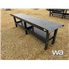 Image 3 : (UNUSED) 118" STEEL WORK BENCH