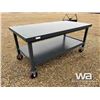 Image 2 : (UNUSED) 6 X 3 FT. STEEL WORK BENCH