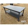 Image 3 : (UNUSED) 6 X 3 FT. STEEL WORK BENCH