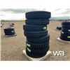 Image 2 : (8) GRIZZLY LM306 11R24.5 TRUCK DRIVE TIRES