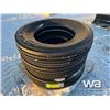 Image 2 : (3) GRIZZLY 11R24.5 TRUCK TIRES