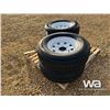 Image 2 : (4) DURUN STC1 225/75R15 TRAILER TIRES & RIMS