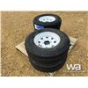 Image 4 : (4) DURUN STC1 225/75R15 TRAILER TIRES & RIMS