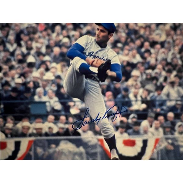 Sandy Koufax signed photo