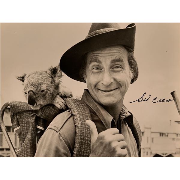 Sid Caesar signed photo