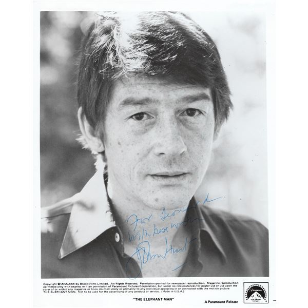 The Elephant Man John Hurt signed movie photo