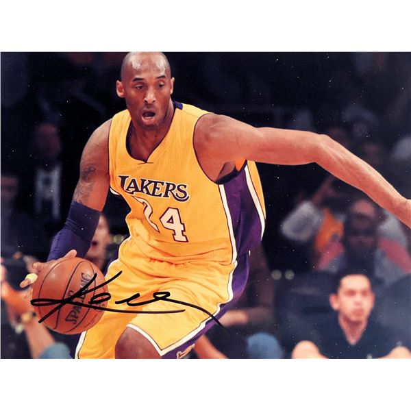 Kobe Bryant signed photo
