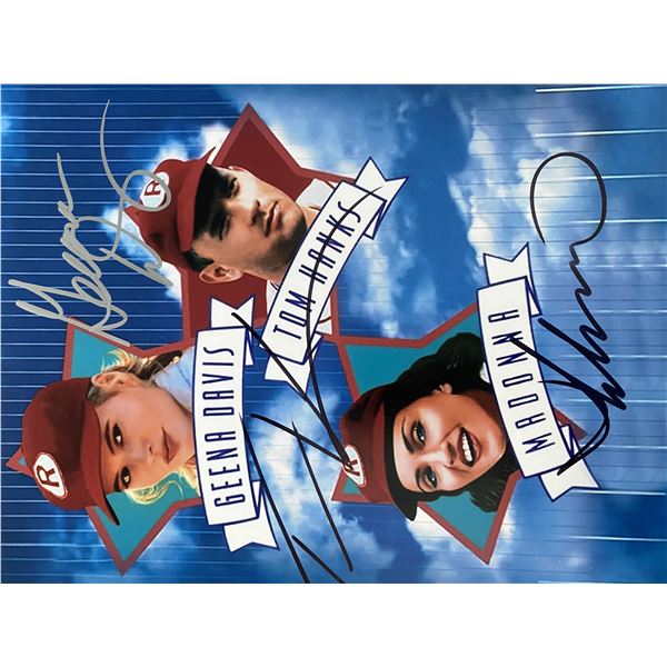 A League of Their Own cast signed movie photo