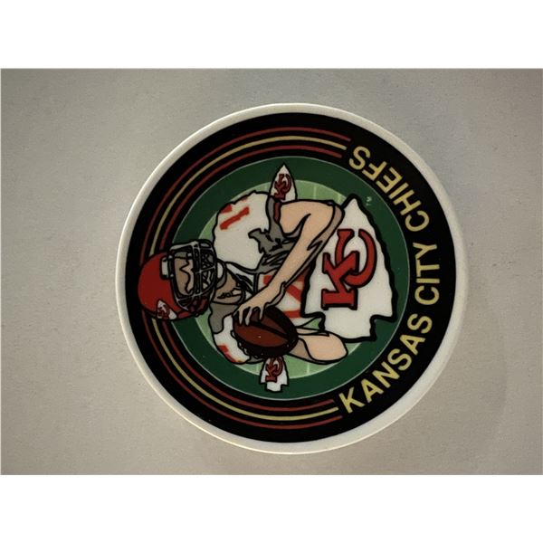 Kansas City Chiefs porcelain plate
