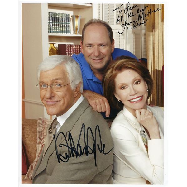 The Dick Van Dyke Show Dick Van Dyke and Larry Mathews signed photo