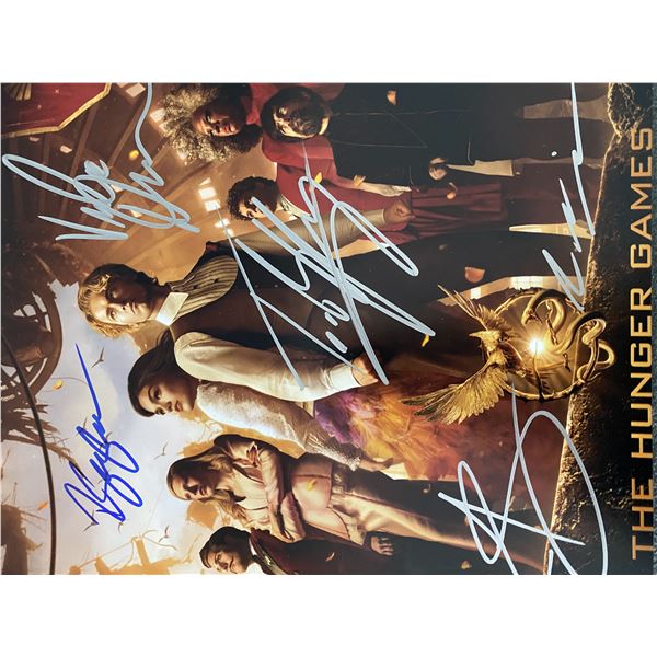 The Hunger Games cast signed photo