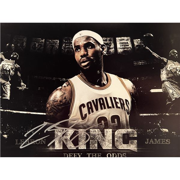 LeBron James signed photo