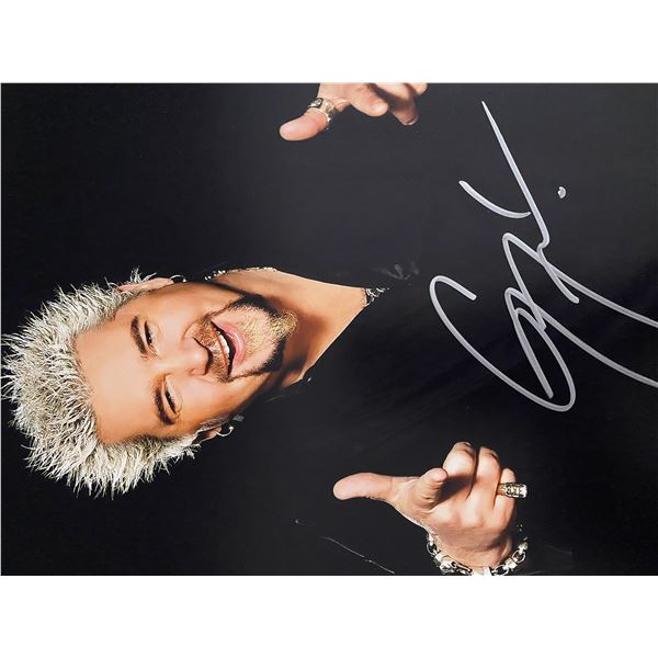 Chef Guy Fieri signed photo