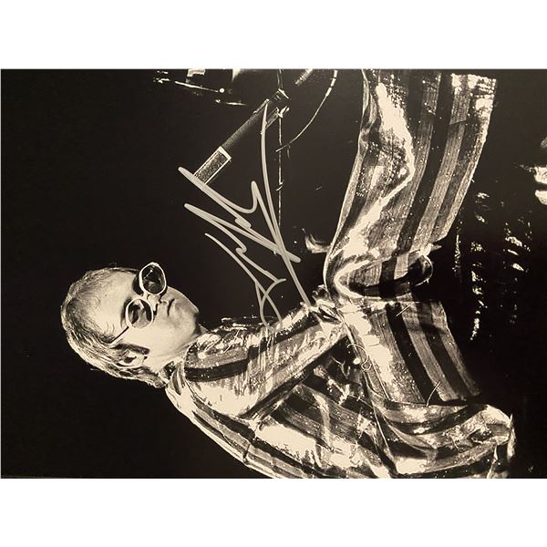 Elton John signed photo