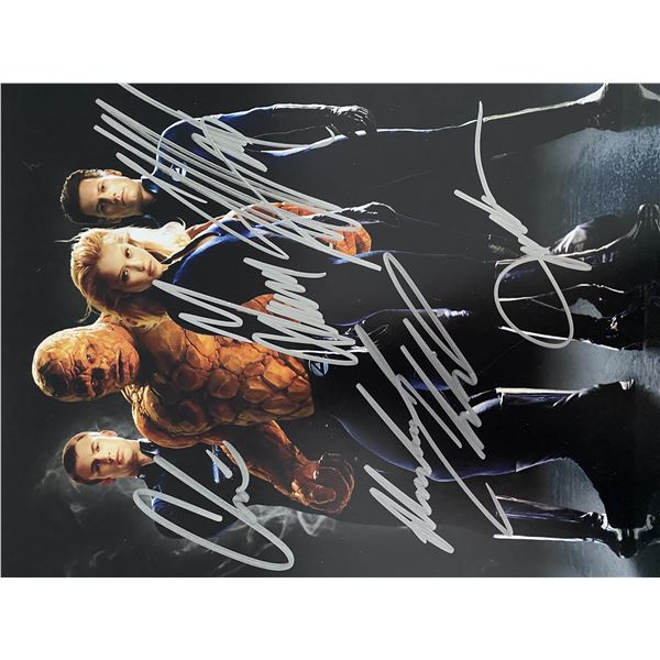 Fantastic Four cast signed movie photo