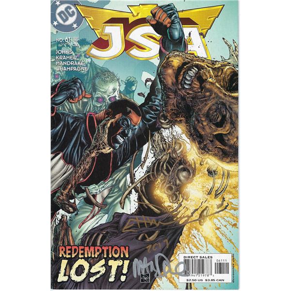 DC Comics JSA #61: Redemption Lost, Part 2 July 2004 signed photo