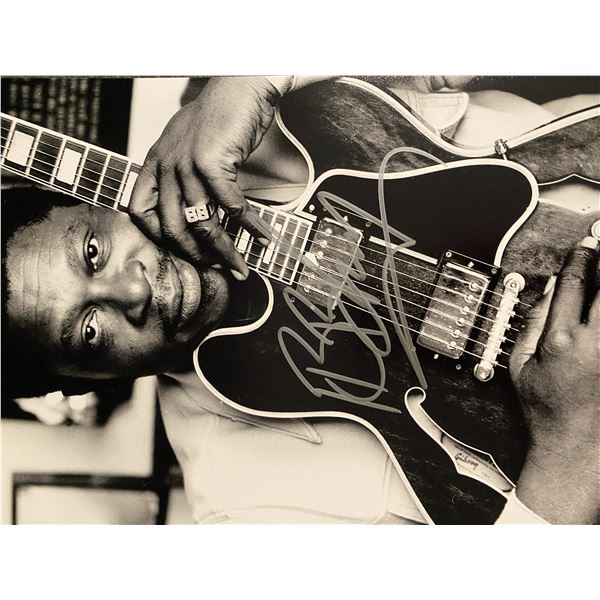 B.B. King signed photo